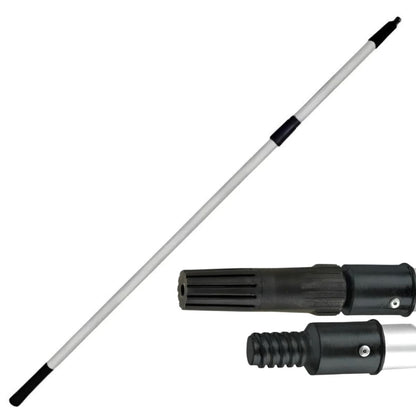 Mango telescópico extensible 2mts. Plateado