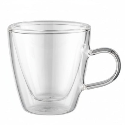 Taza de vidrio doble pared 250ml.