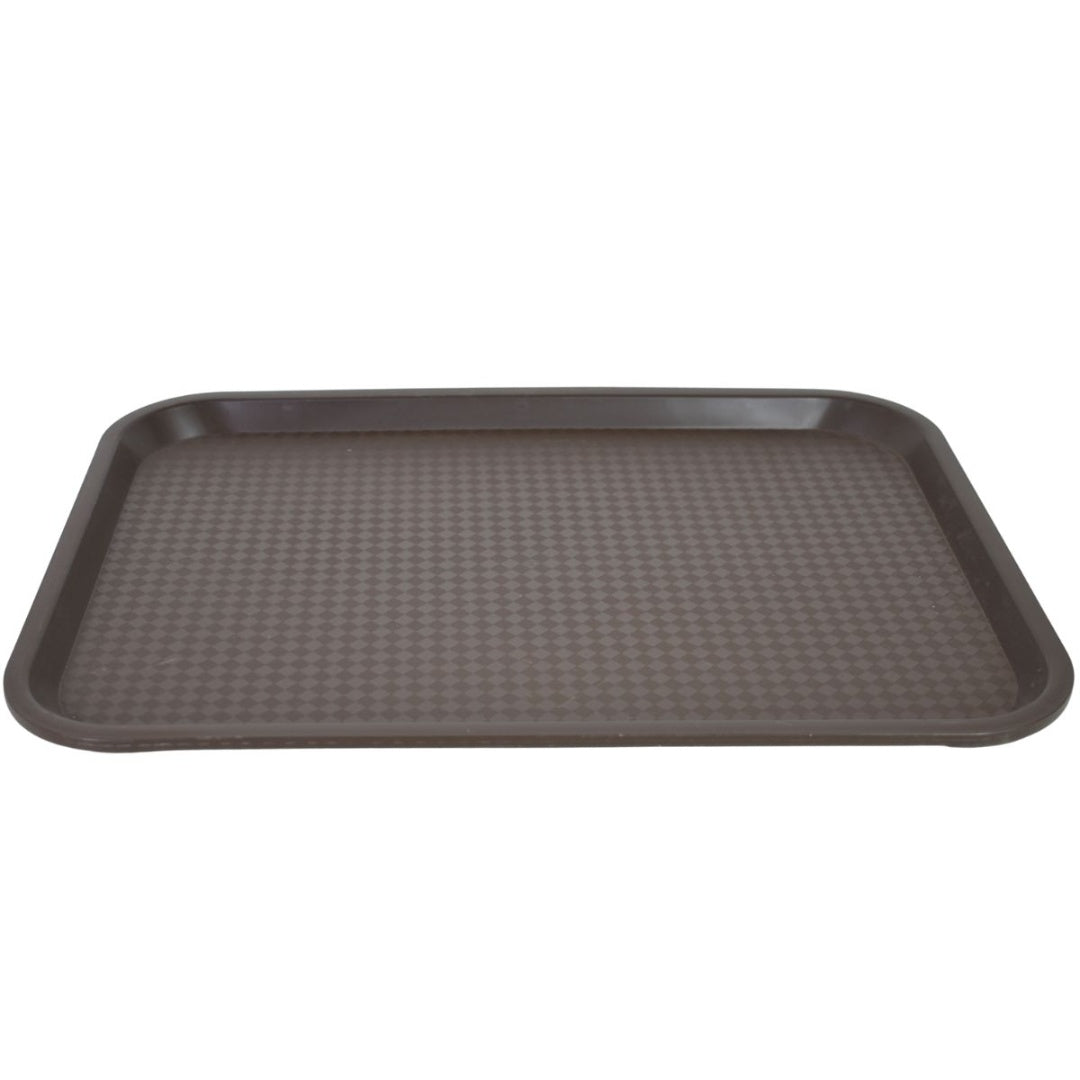 Bandeja de plástico marrón 41.5 x 30.5 x 1.5cm.