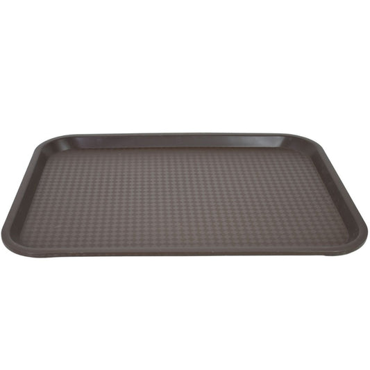 Bandeja de plástico marrón 41.5 x 30.5 x 1.5cm.