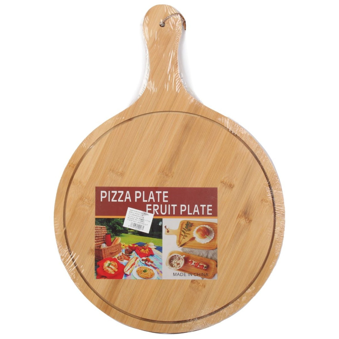 Tabla pizzera de madera 37cm