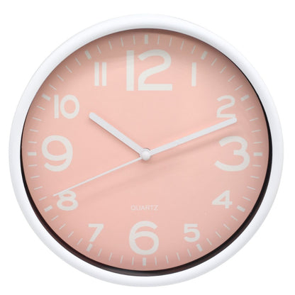 Reloj de pared salmón 19x4cm