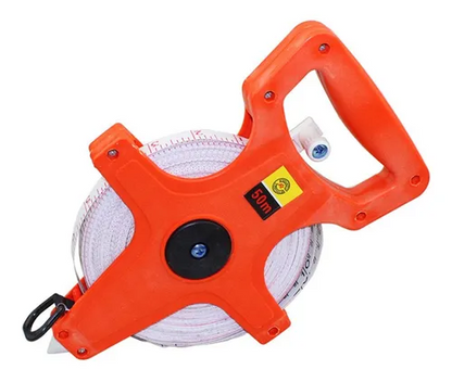 Cinta métrica de fibra para agrimensor con punta - 50 metros