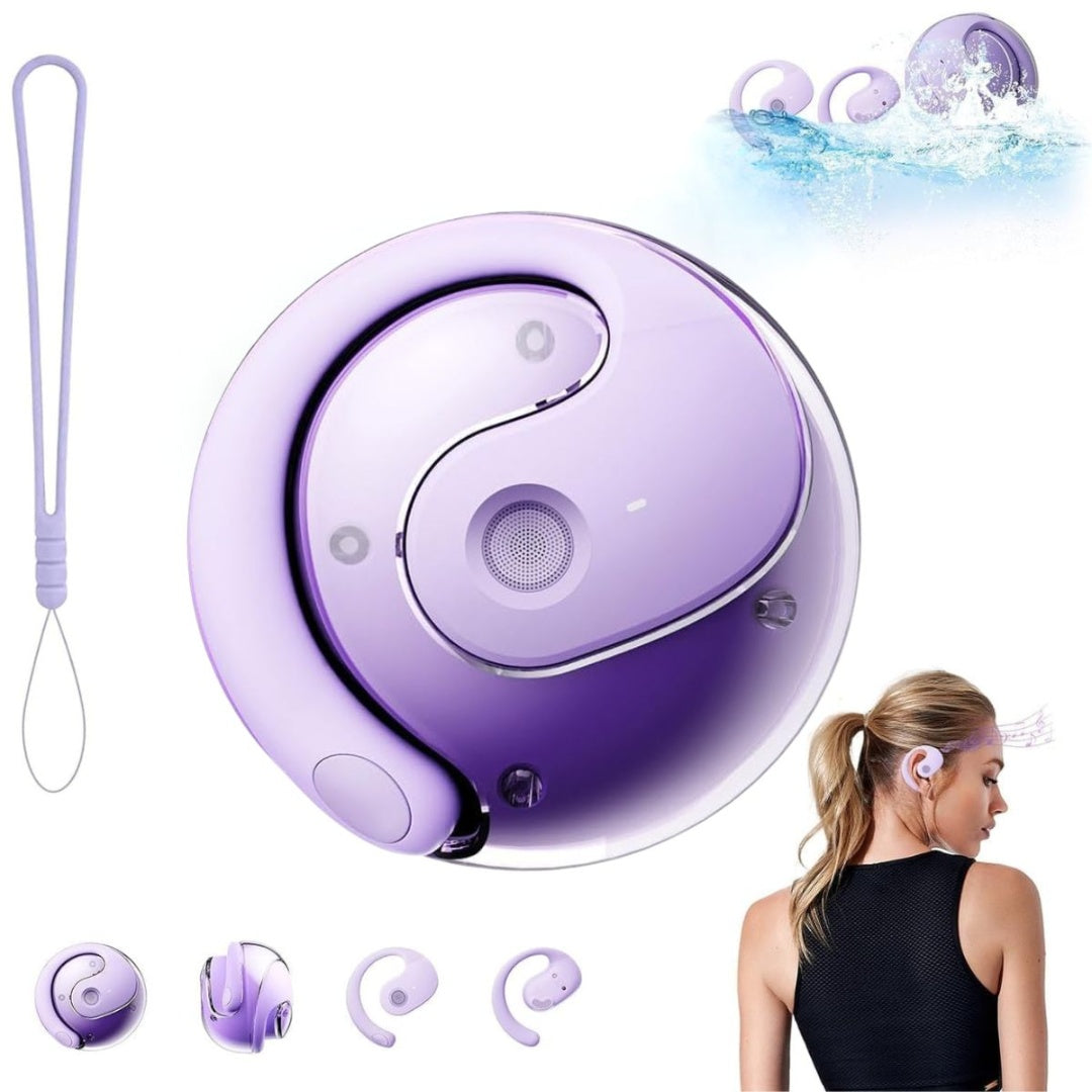 Auriculares inalámbricos deportivos OWS T2 Lila