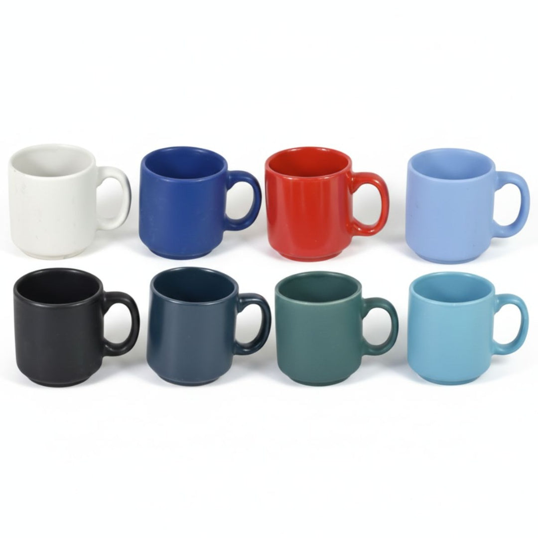 Mini tazas de cerámica 5.5x6cm.