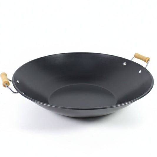 Sartén wok de acero al carbono 43cm.