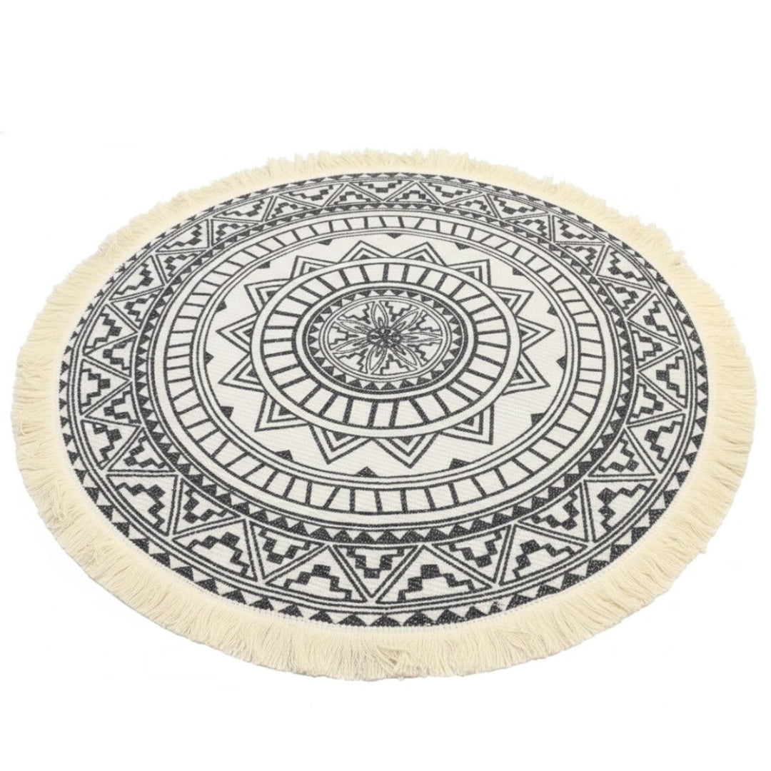 Alfombra redonda mandala 60cm.