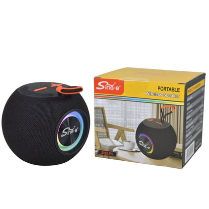 Parlante Bluetooth portátil con luces 1200mAh.