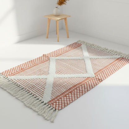 Alfombra estilo bohemio 60x90cm.