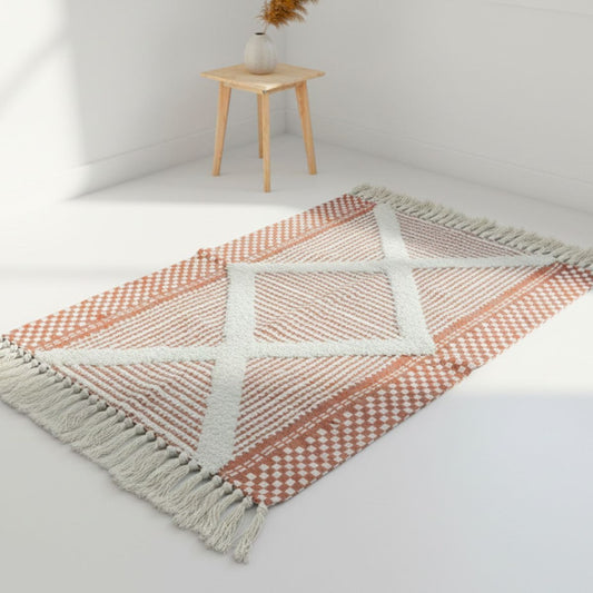 Alfombra estilo bohemio 60x90cm.