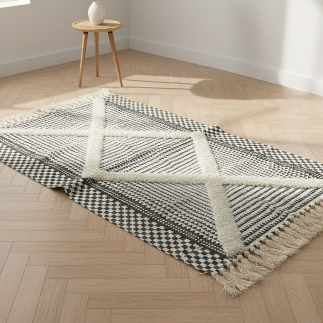 Alfombra estilo bohemio 60x90cm.