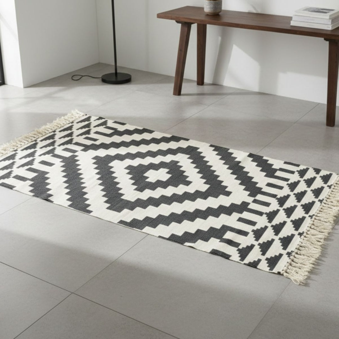Alfombra estilo bohemio 90x150cm.