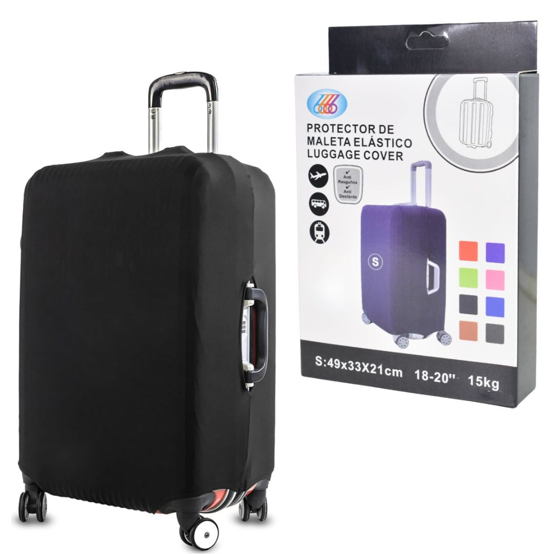 Funda elástica negra para valija de 18" a 20"