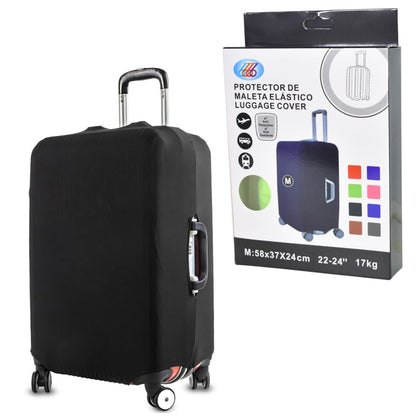 Funda elástica negra para valija de 22" a 24"