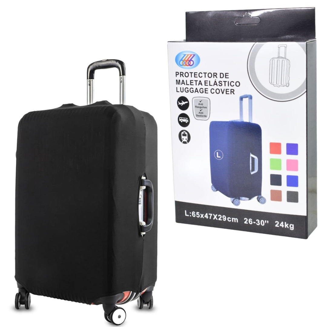 Funda elástica negra para valija de 26" a 30"