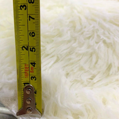 Alfombra shaggy de área 150x200cm. Crema