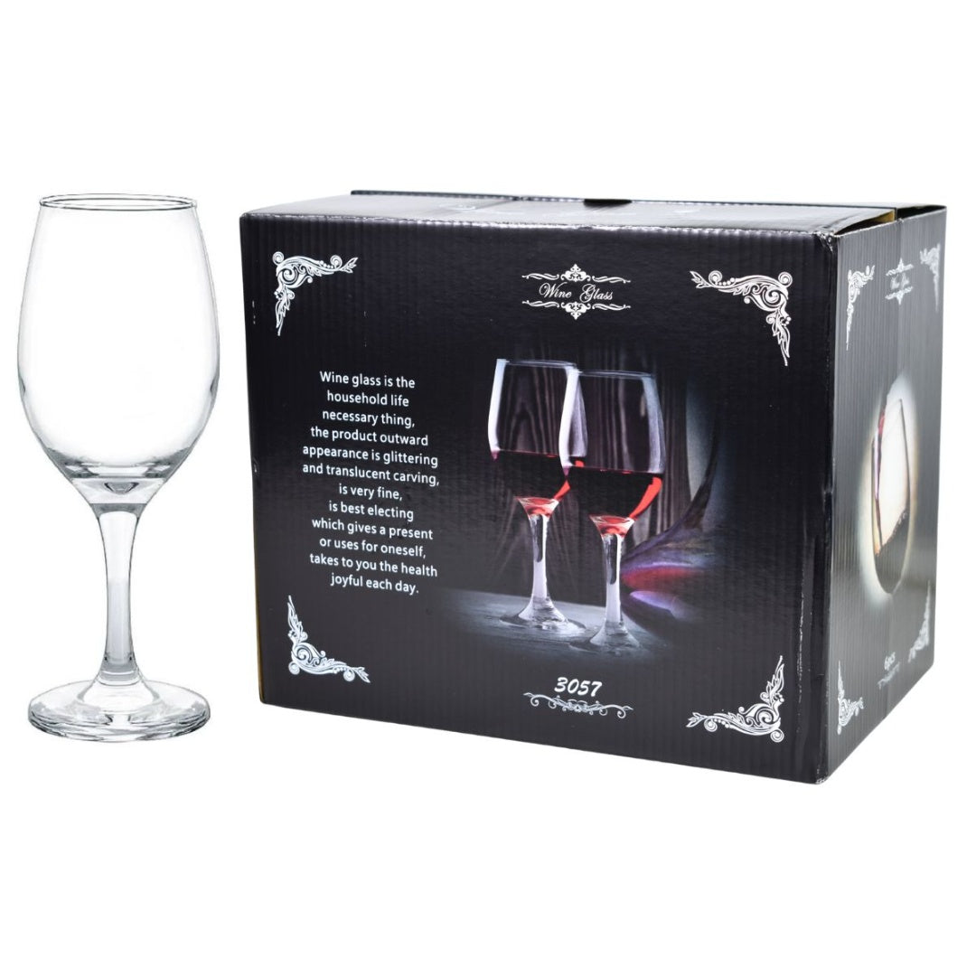 Copas de vidrio para vino x6 unidades