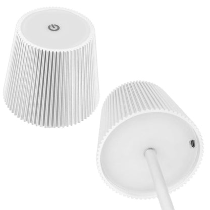 Lámpara recargable digital blanca 38cm