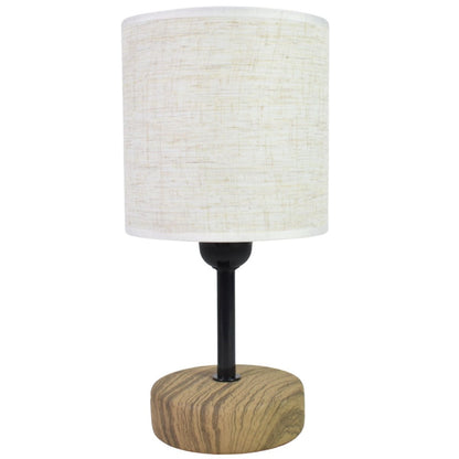 Lámpara de cerámica beige 29cm.