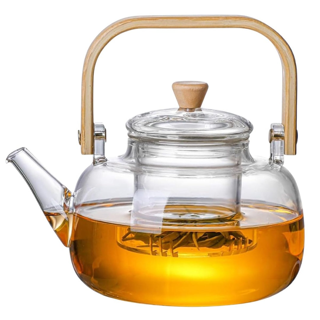 Tetera de vidrio con infusor 1000ml.