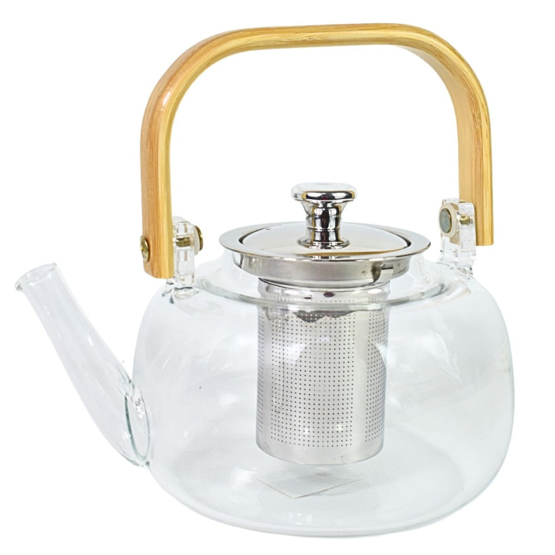 Tetera de vidrio con infusor 1000ml.