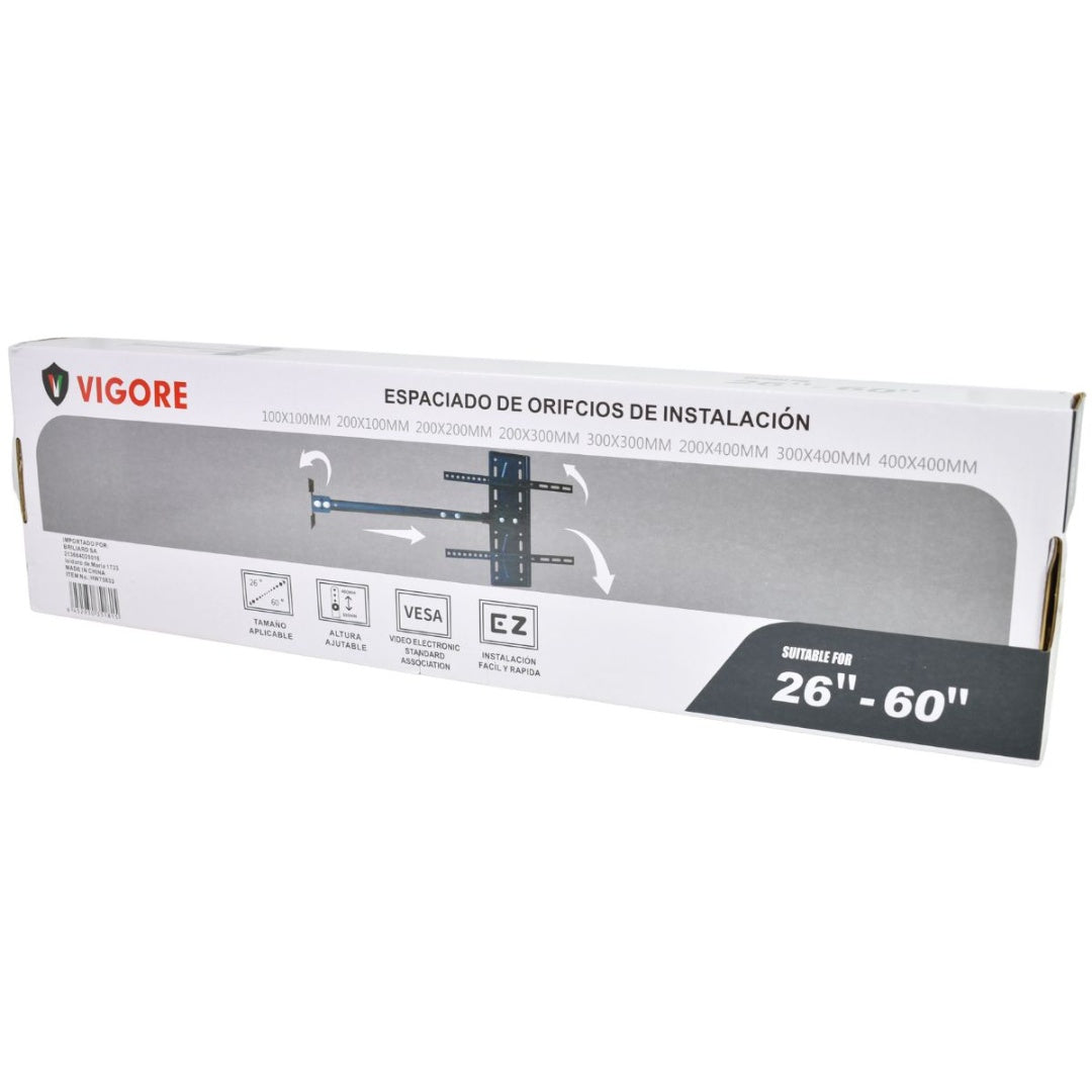 Soporte para tv led 26" a 60" Vigore