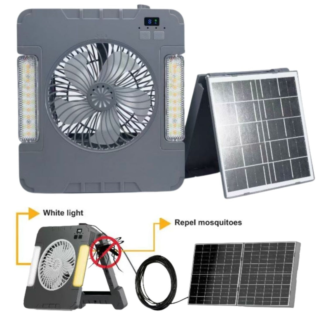 Ventilador lámpara solar