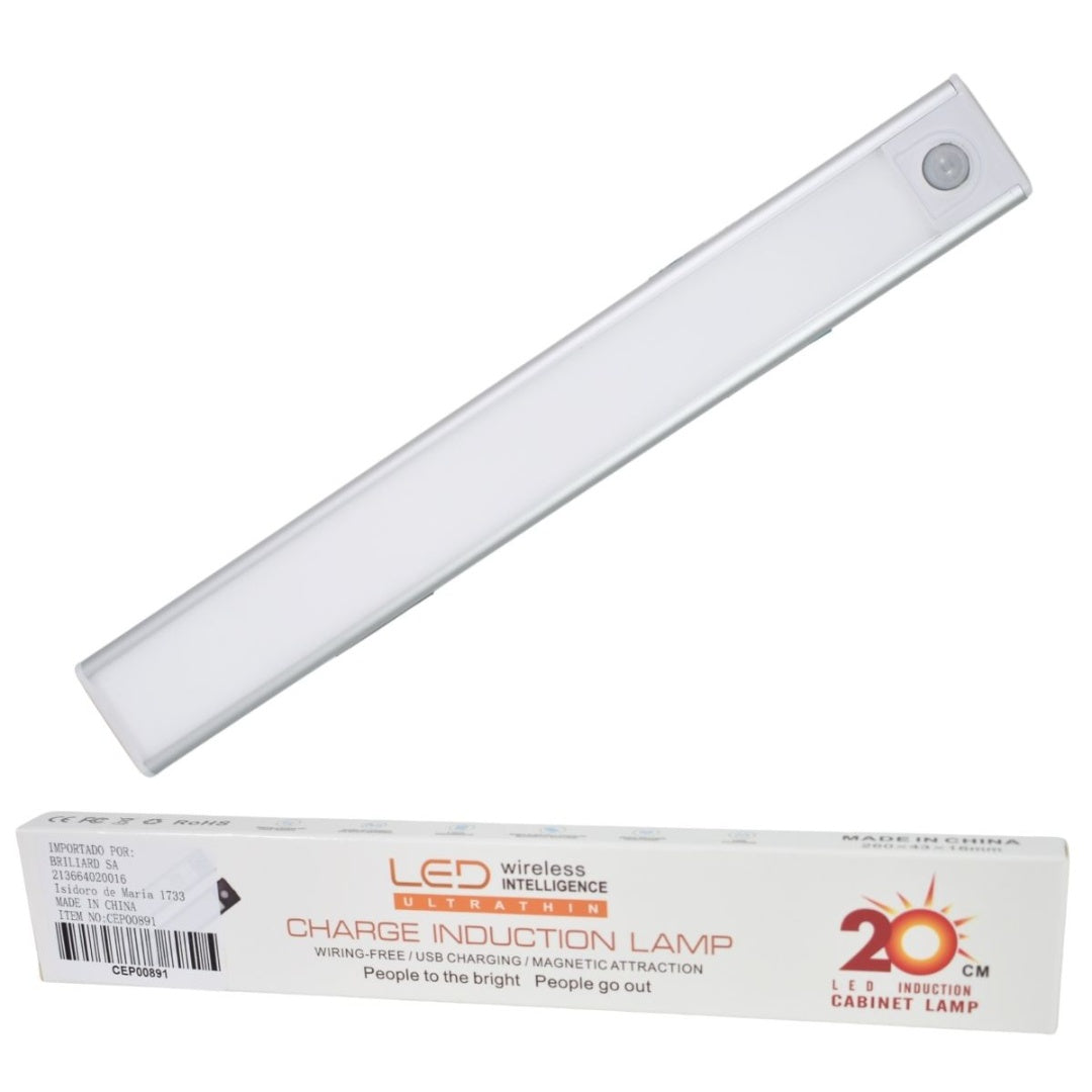 Lámpara led inalámbrica recargable 20cm.