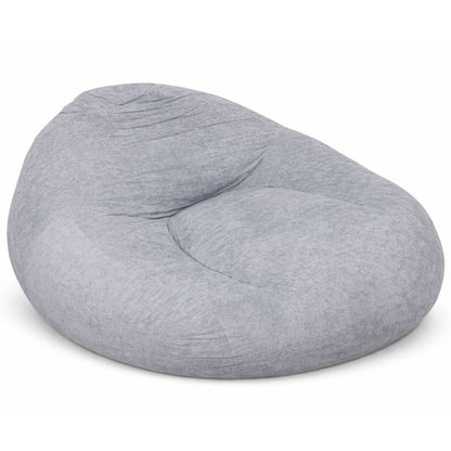 Puf de espuma comprimida 110x120x55cm. Gris