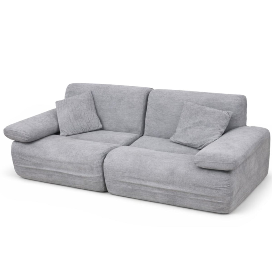 Sofá modular de espuma comprimida 2 cuerpos 185x100x62cm.