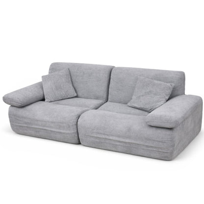 Sofá modular de espuma comprimida 2 cuerpos 185x100x62cm.