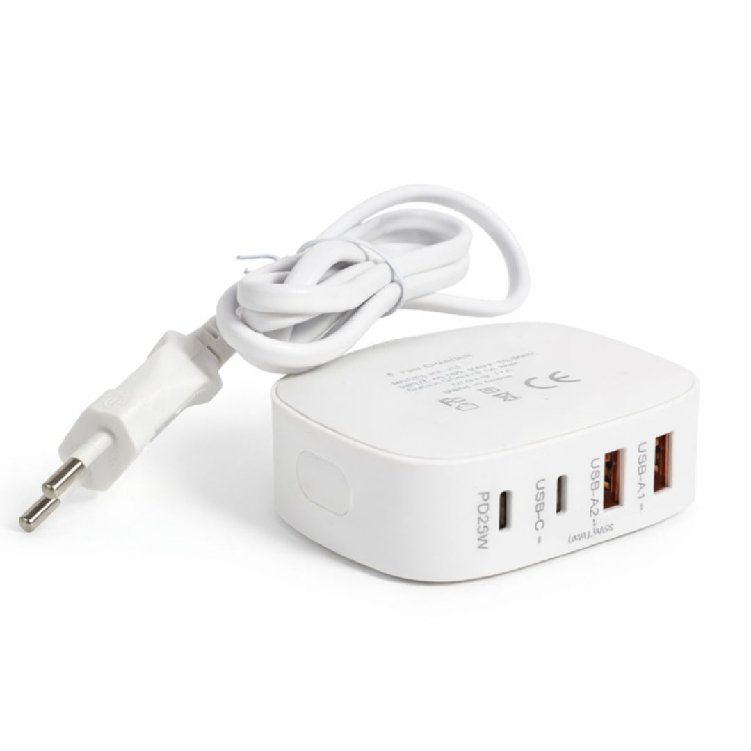 Cargador adaptador carga rápida para multiples dispositivos
