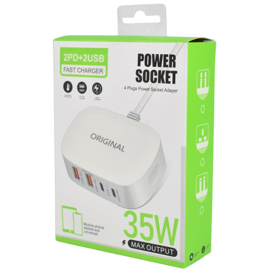 Cargador adaptador carga rápida para multiples dispositivos