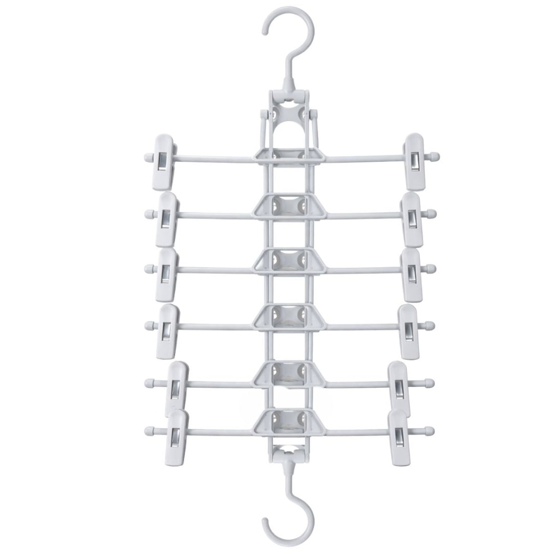 Percha múltiple para pantalones 6 en 1