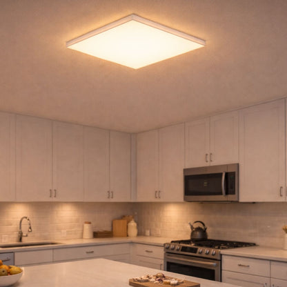 Panel luz LED cuadrado de superficie 17.5cm 24W Luz cálida