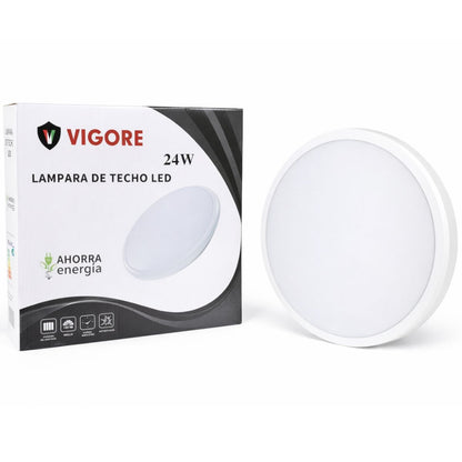 Panel luz LED Vigore de superficie 26cm 24W Luz fría