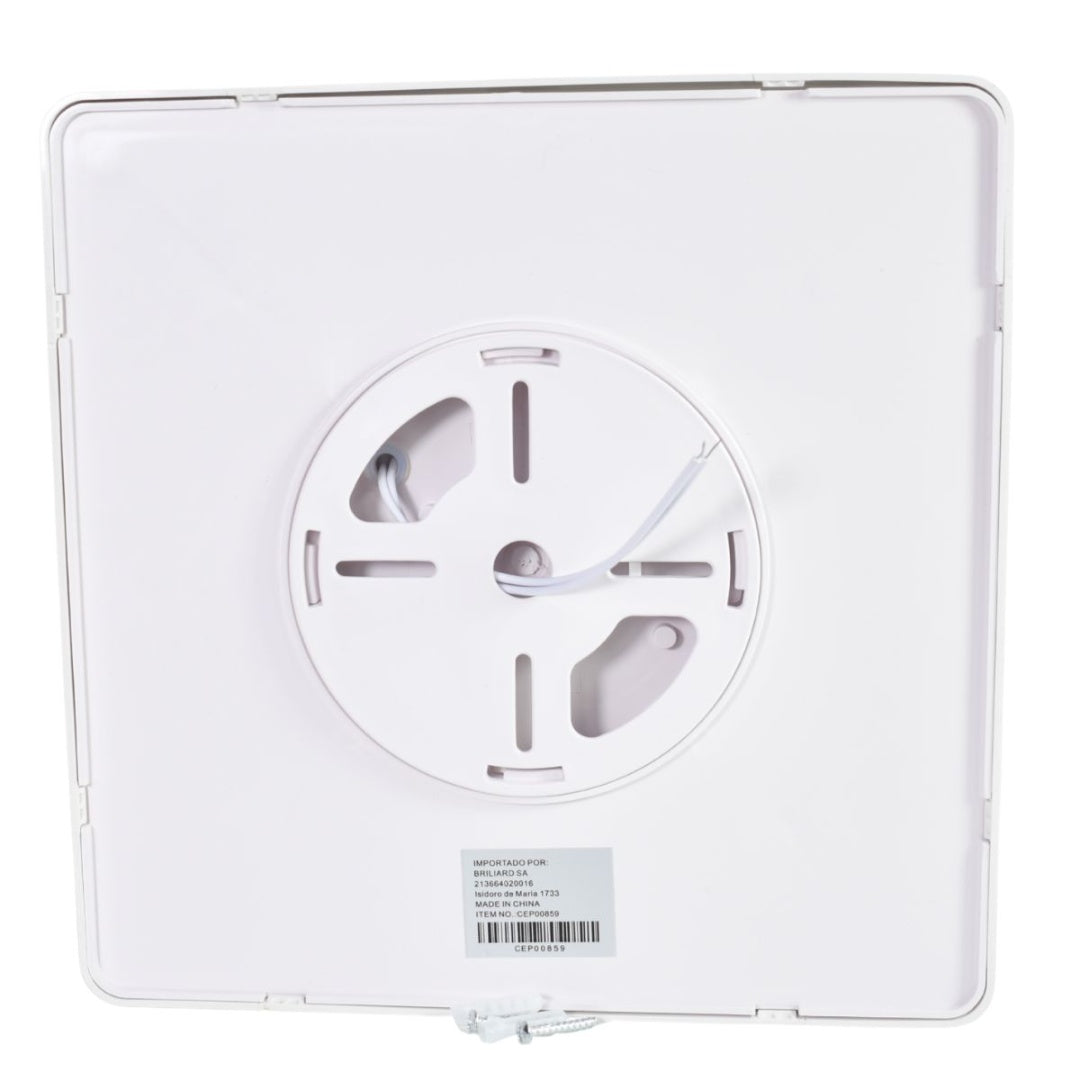 Panel luz LED cuadrado de superficie 24cm 18W Luz fría