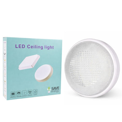 Panel luz LED redondo de superficie 24cm 18W Luz cálida