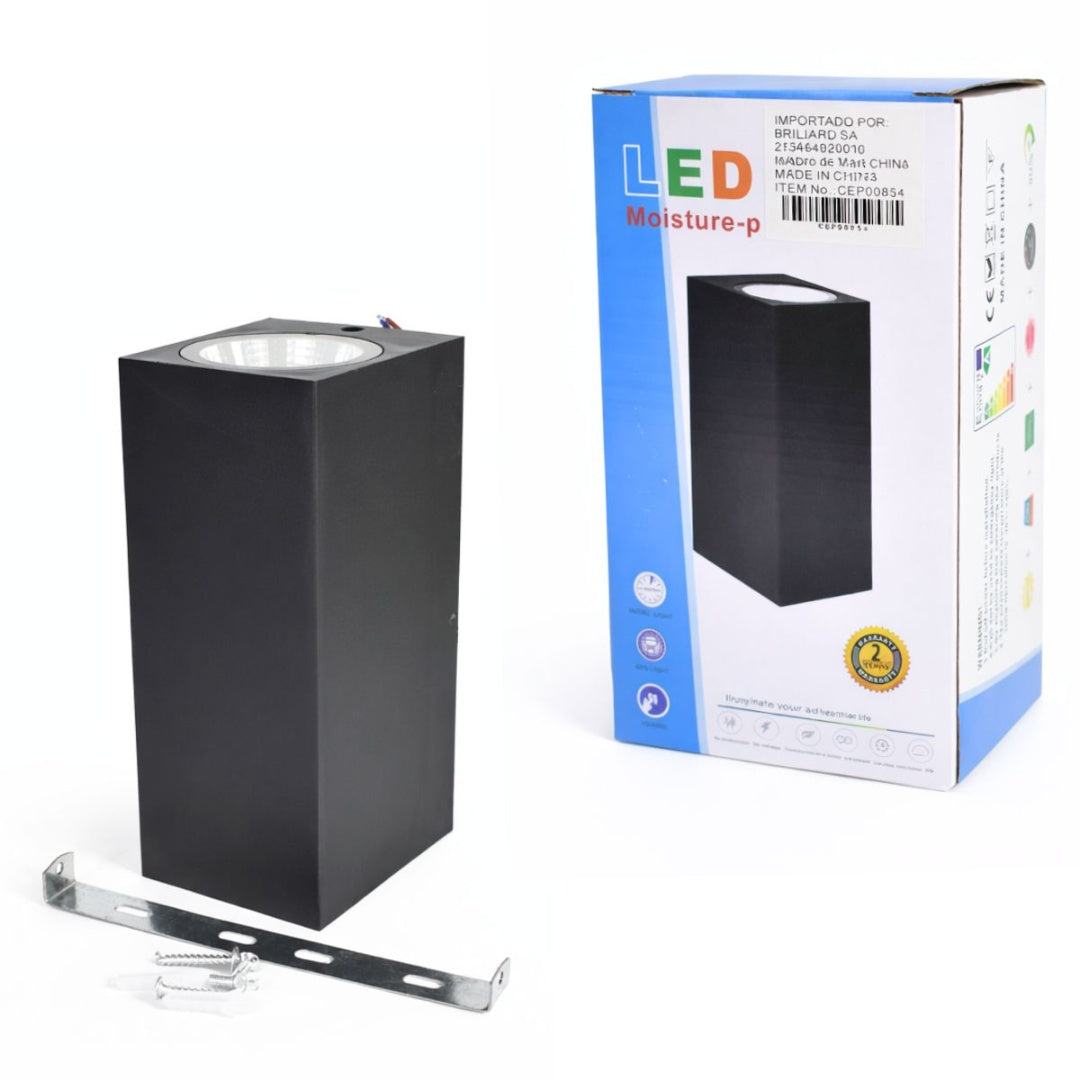 Luz LED cálida de pared 15cm 6W