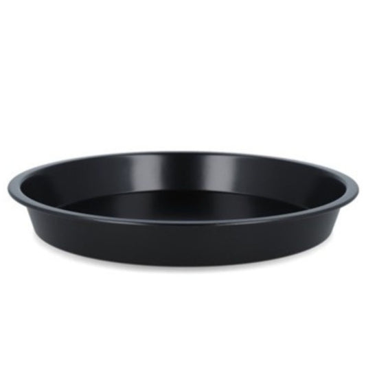 Asadera redonda de metal 20cm. Negra