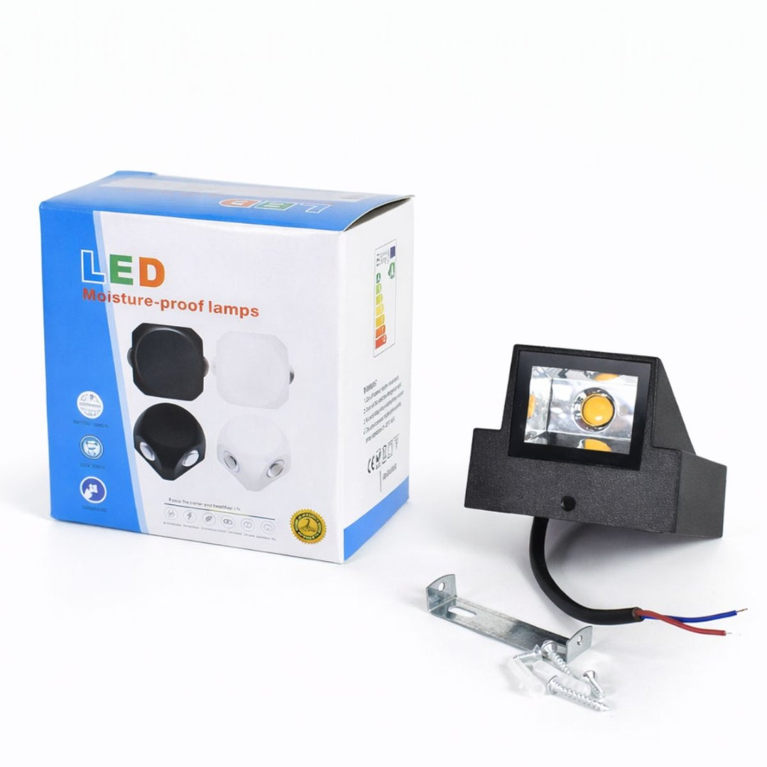 Luz LED cálida de pared 8cm 3W