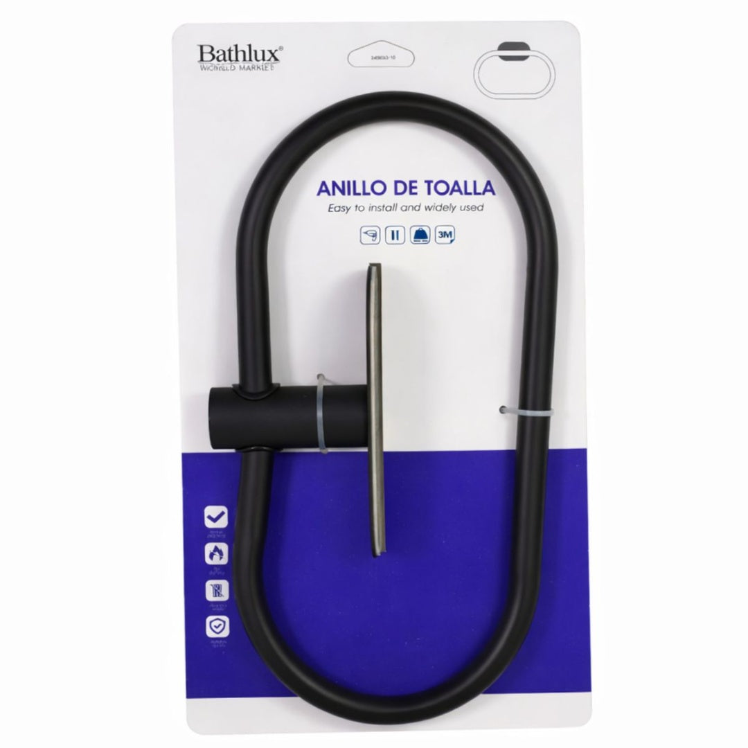 Soporte anillo para toalla de baño