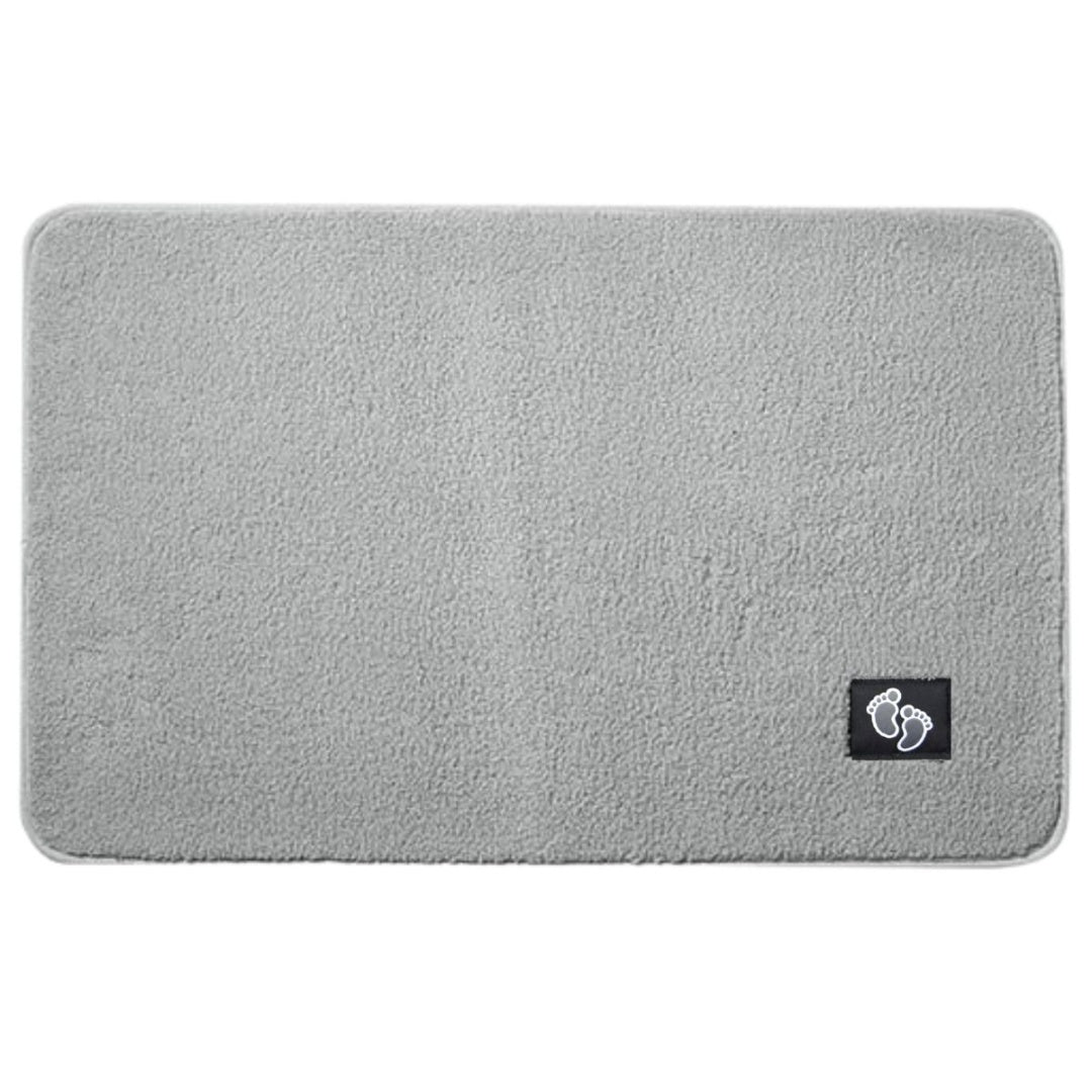 Alfombra de baño 50x80cm. Gris