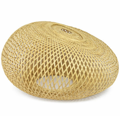 Pantalla tejida de ratán para lámpara colgante 80cm.