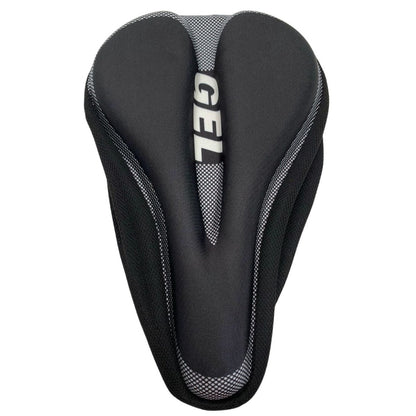 Cubre asiento de bicicleta con gel 25x16cm. Negro