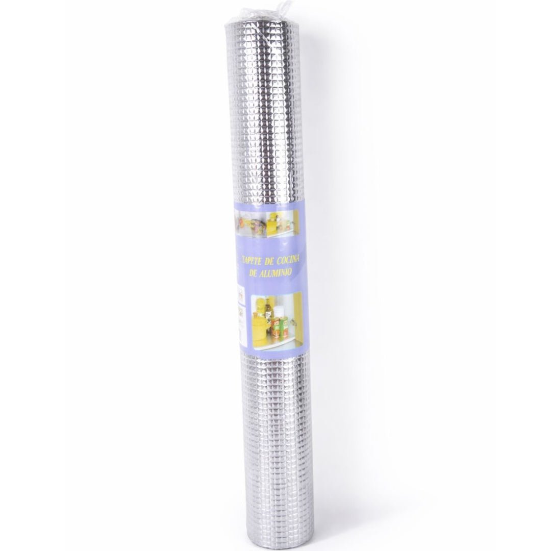 Rollo de tapete aluminio aislante 60cm x 2mts