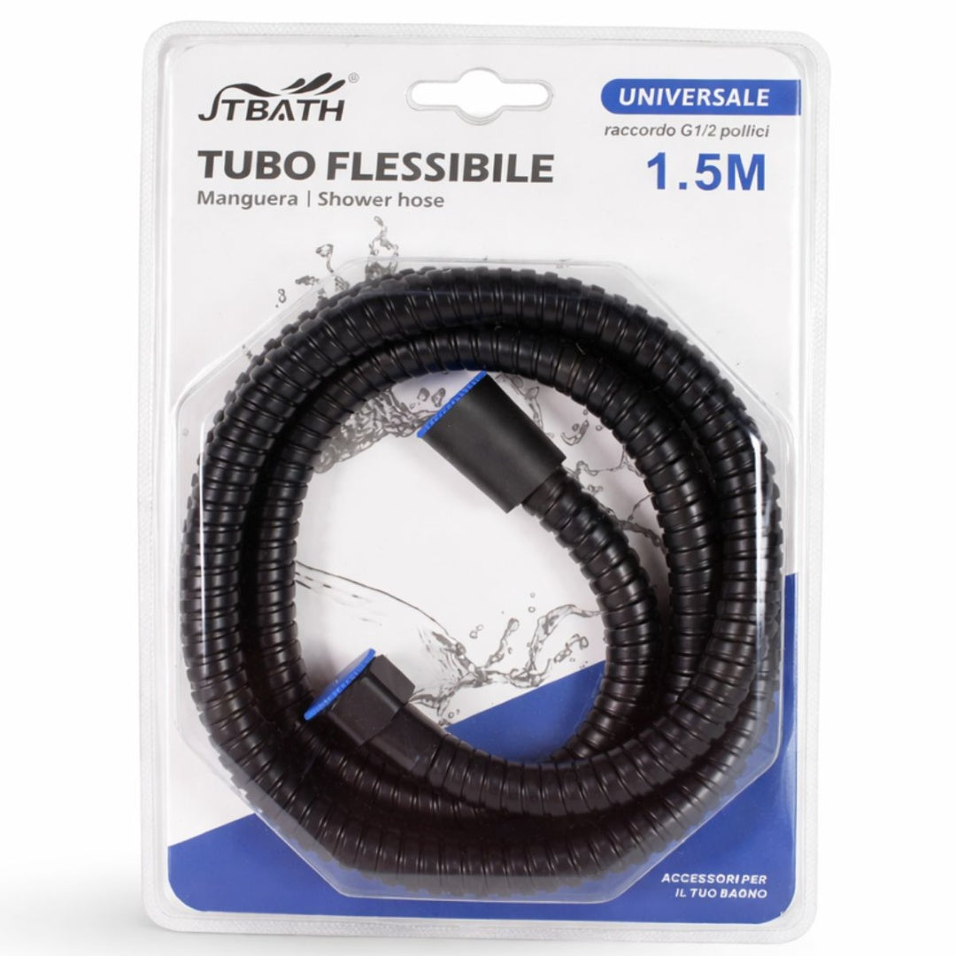 Manguera para ducha 1.5mts. Negro