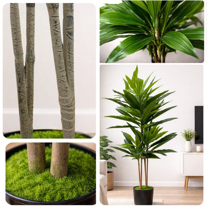 Planta artificial drácena decorativa 1.40mts