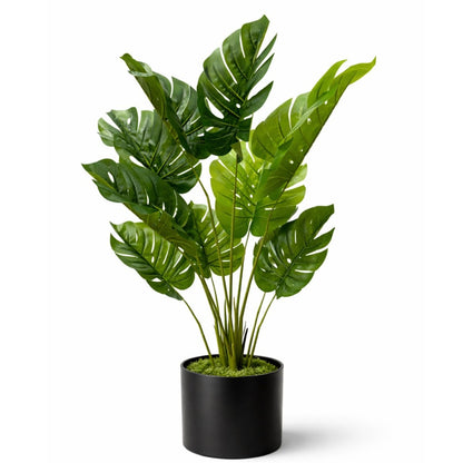 Planta artificial decorativa monstera 1.20mts