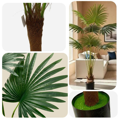 Planta artificial palmera decorativa 1.40mts